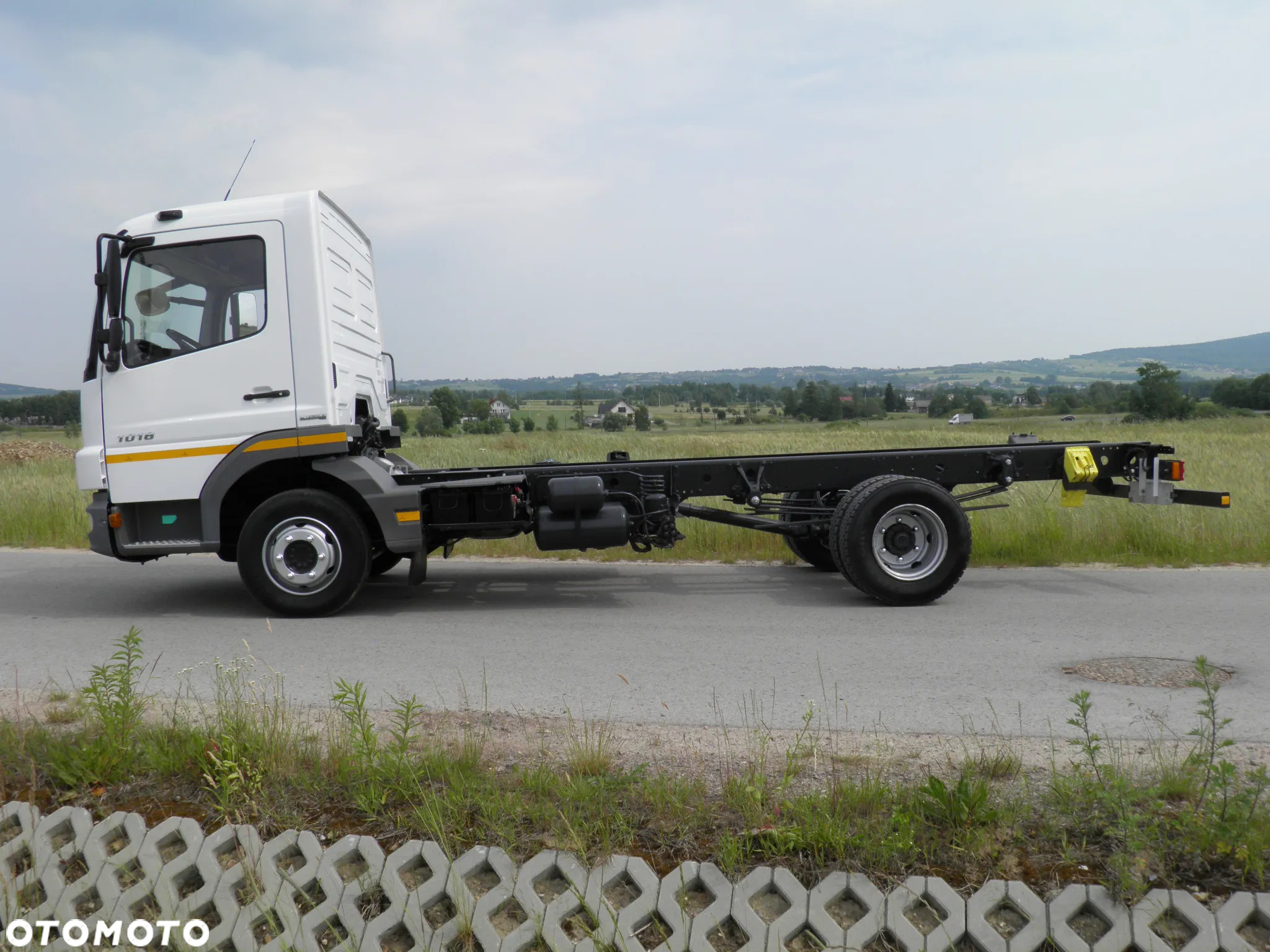 Mercedes-Benz ATEGO 1018 RAMA LAWETA NAJAZD POD ZABUDOWĘ STAN IDEALNY SALON POLSKA I-WŁAŚCICIEL 2012R MAŁY PRZEBIEG - 5
