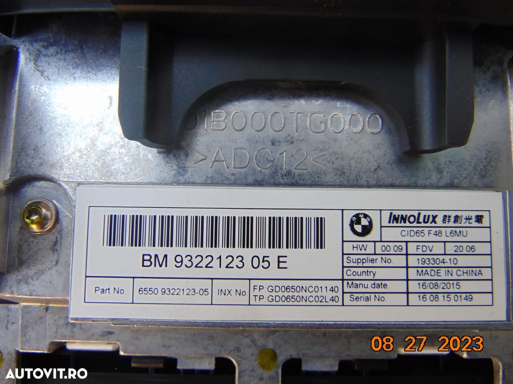 navigatie BMW X1 f48 f49 display joystick unitate navigatie x2 f39 f40 - 5