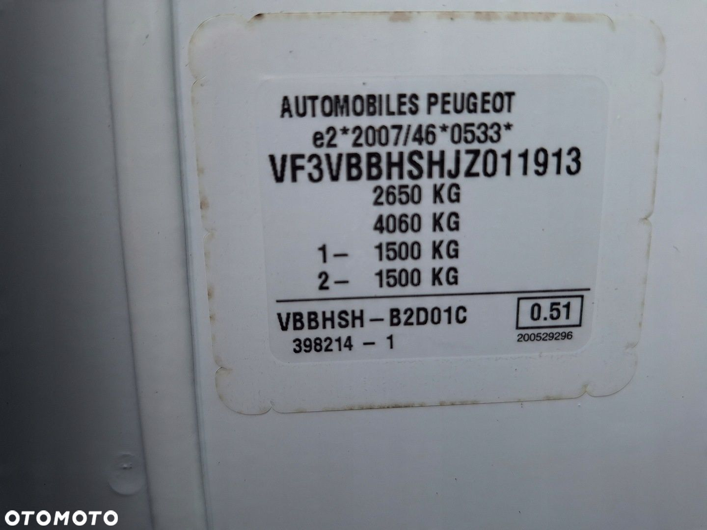 JUMPY SCUDO EXPERT III PROACE II VIVARO C ĆWIARTKA TYŁ LEWA BŁOTNIK L2 - 7