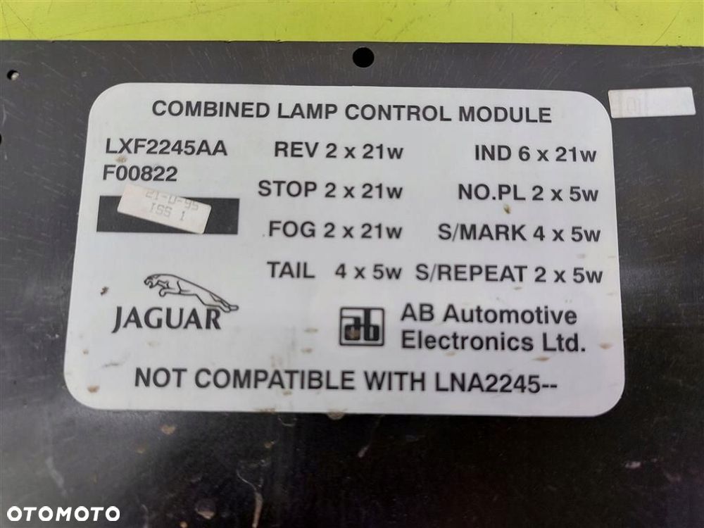Moduł Sterownik świateł Jaguar XJ 1994-1997 LXF2245AA - 6
