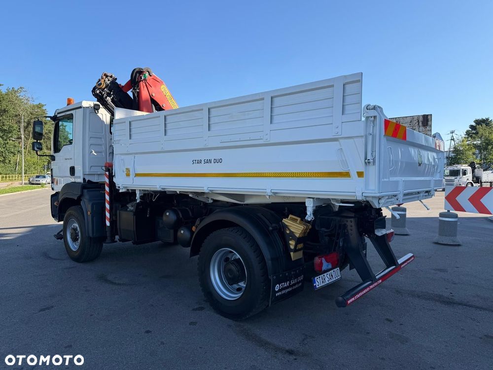 MAN TGM 18.340 4x4 PALFINGER PK 13001 HDS Żuraw Wywrotka - 14