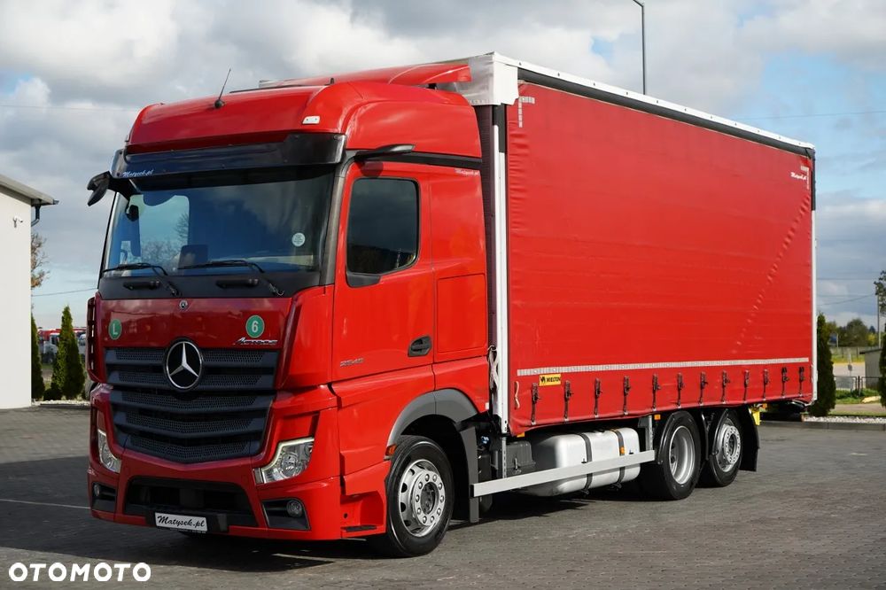 Mercedes-Benz ACTROS 2545 / FIRANKA- 7,7 M  / 6x2 / OŚ PODNOSZONA / BIG SPACE / WIELTON / 2021 - 1