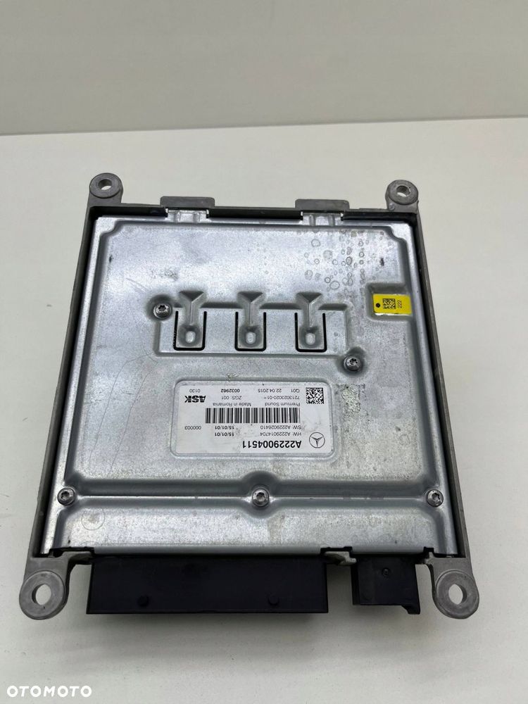 MERCEDES GLC X253 C253 W222 WZMACNIACZ RADIA BURMESTER A2229004511 - 3