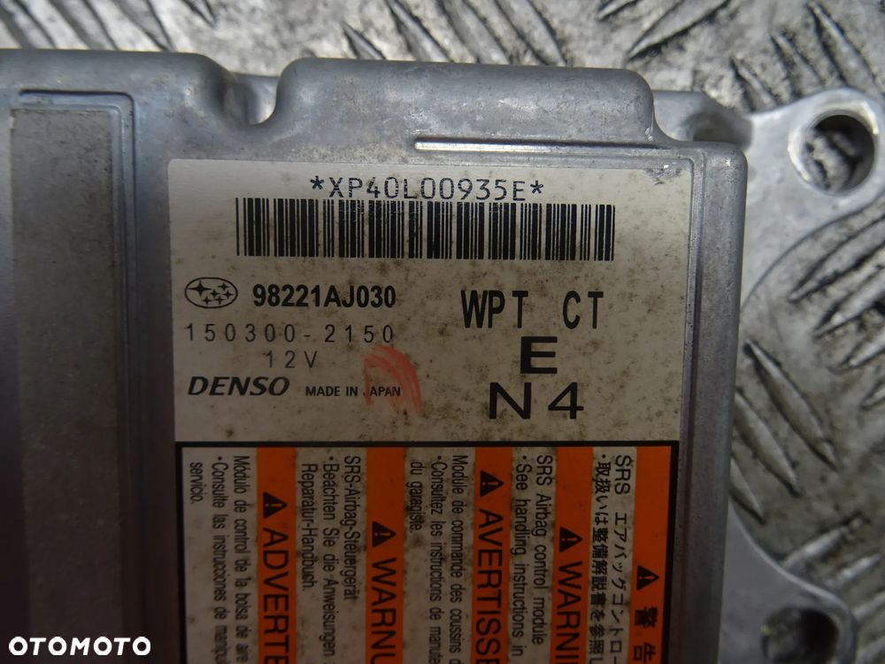 SUBARU OUTBACK IV 09-14 2.0D SENSOR PODUSZEK AIRBAG 98221AJ030 - 4