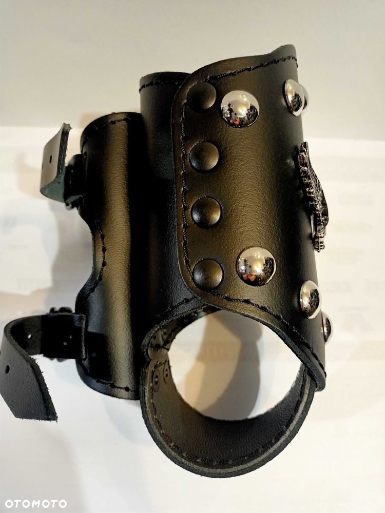 Uchwyt skórzany na napój - 4