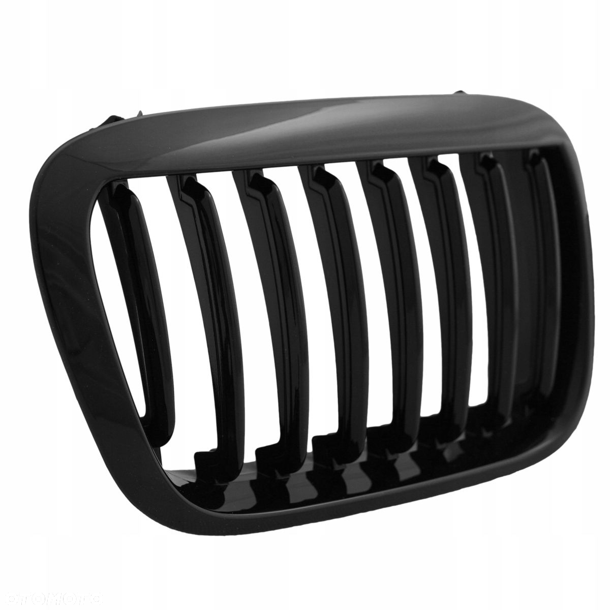 Atrapa Grill Kratka Nerki kpl Tuning Black Czarny polysk BMW 3 E46 Compact - 3