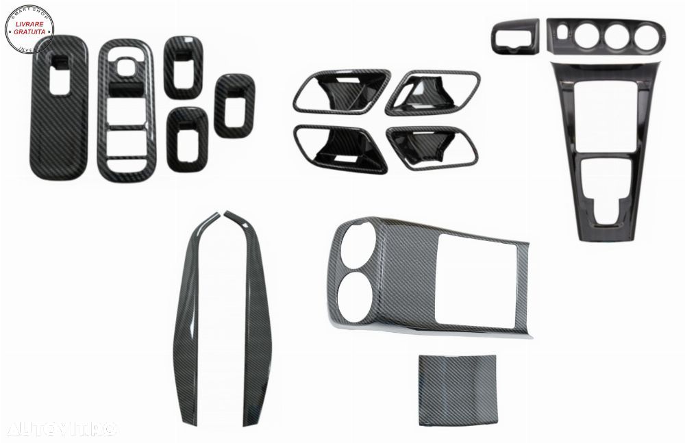 Kit Interior Complet cu Ornamente interior Consola Centrala Spate Mercedes A-Class- livrare gratuita - 1