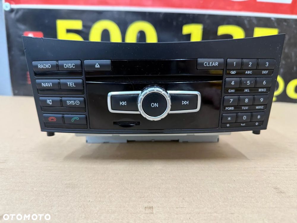 MERCEDES E W212 LIFT RADIO PANEL NAWIGACJA A2129005325 - 1