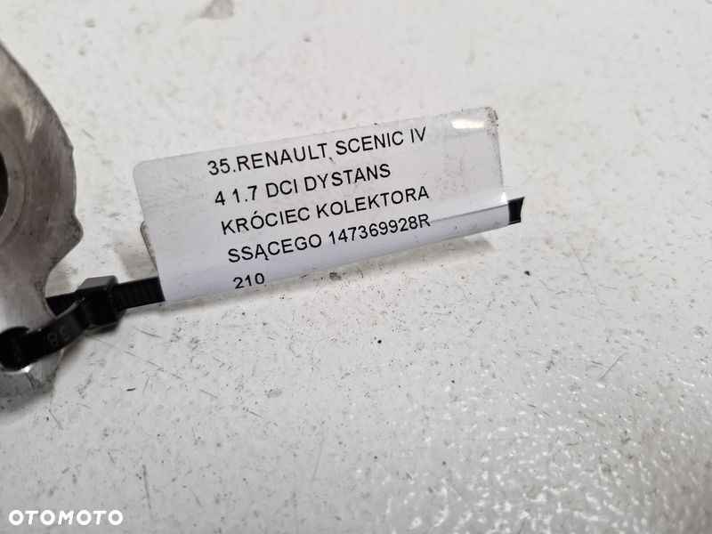 RENAULT SCENIC 4 IV 1.7 DCI DYSTANS KRÓCIEC KOLEKTORA SSĄCEGO 147369928R - 5