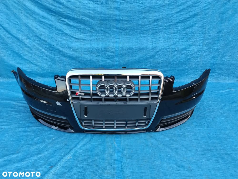 61F Zderzak przód przedni kompletny audi A6 S6  C6 SPRYSKI  wysyłka - 26