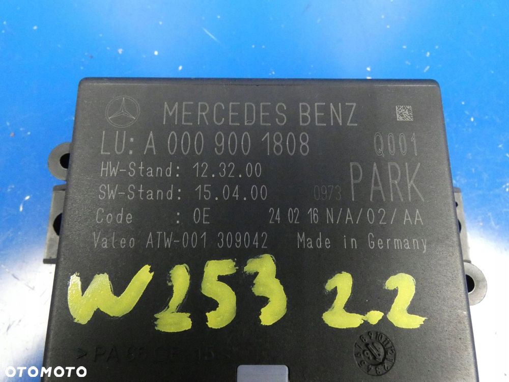 MERCEDES GLC W253 X253 MODUŁ CZUJNIKÓW PARKOWANIA PDC - 2