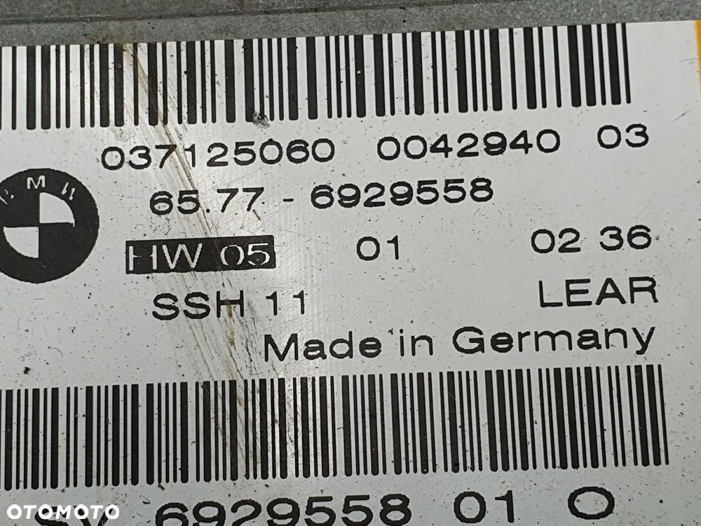 SENSOR AIR BAG AIRBAG BMW 7 E65 6929558 - 3