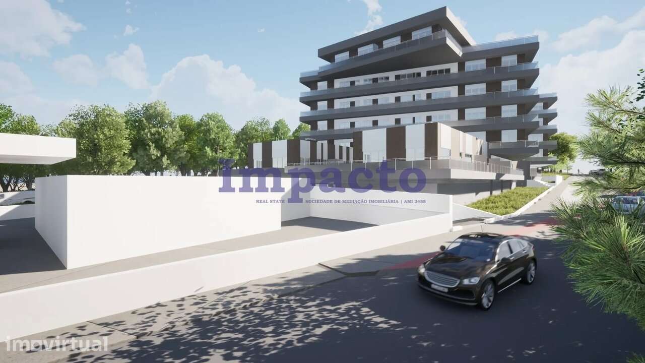 Apartamento T2 com terraço em construção - Grande imagem: 3/9