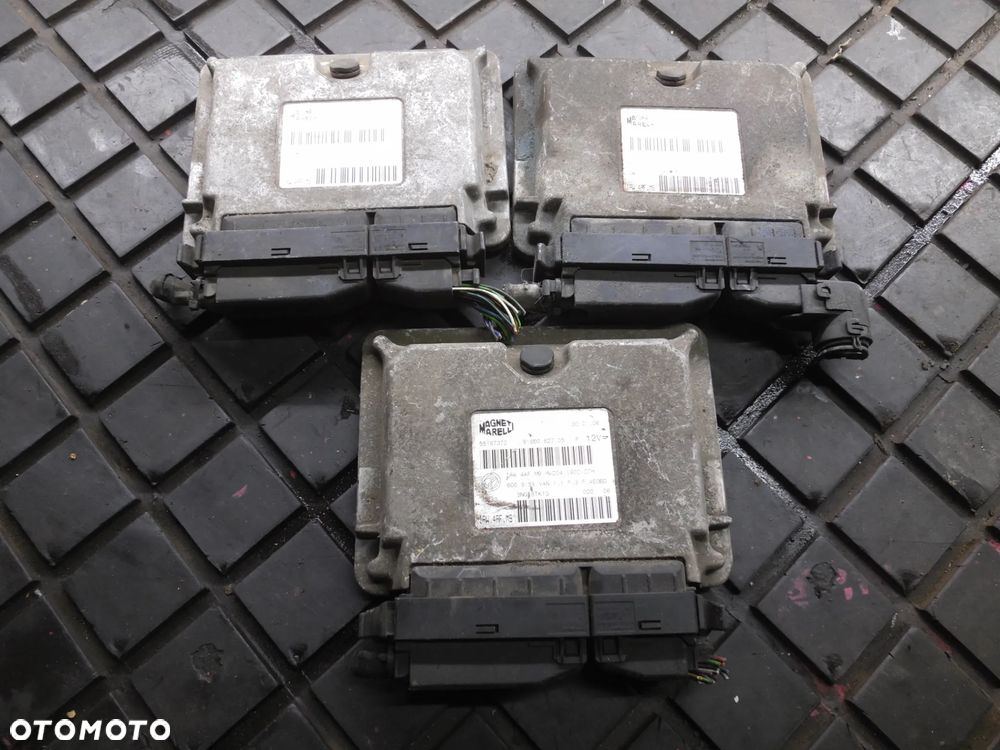 FIAT SEICENTO 1.1 ECU KOMPUTER STEROWNIK SILNIKA IAW4AF.M9 55187372 POSIADAM 13 SZT - 1