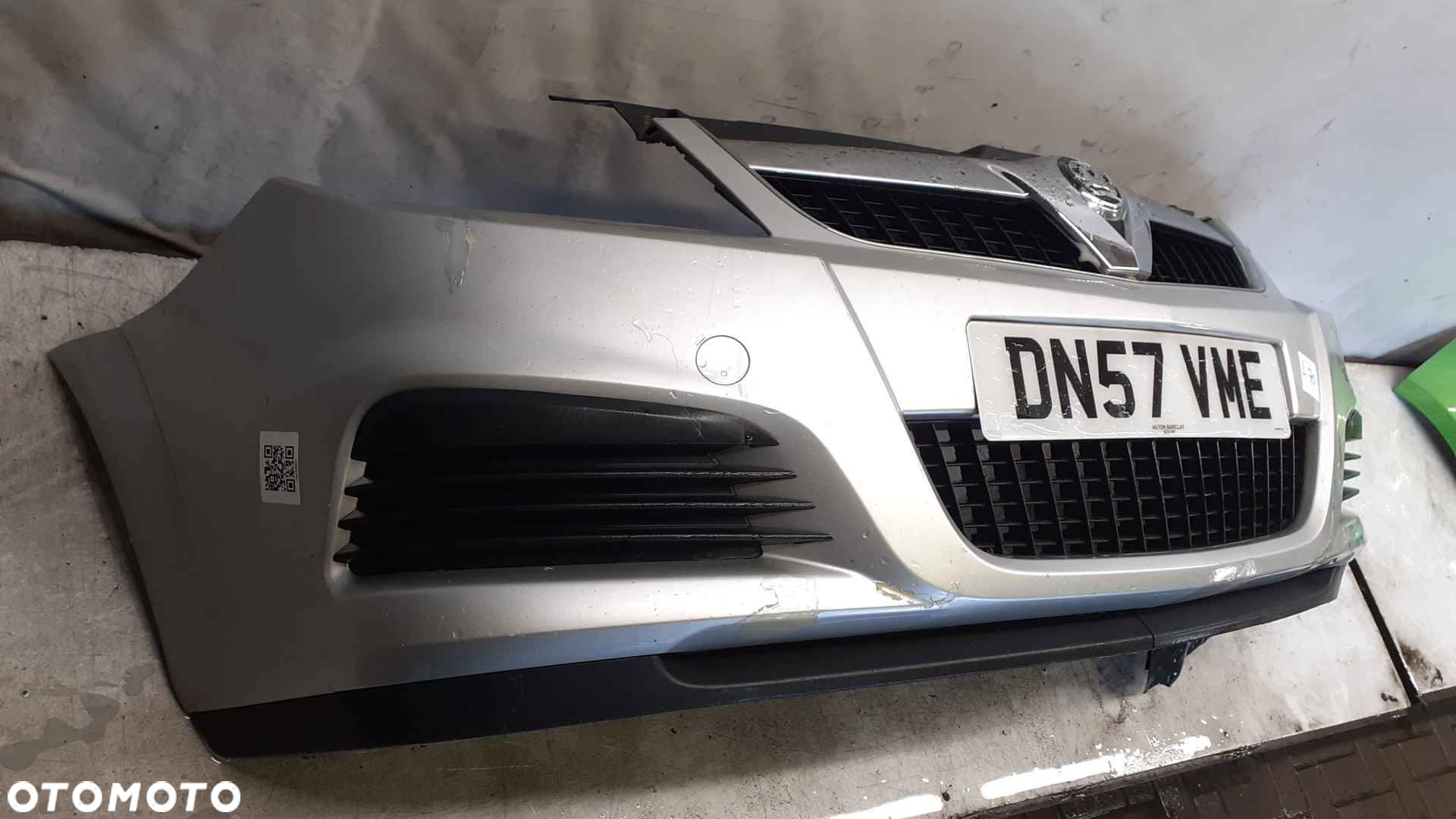 } ZDERZAK PRZÓD PRZEDNI OPEL VECTRA C LIFT FL Z157 SREBRNY - 4
