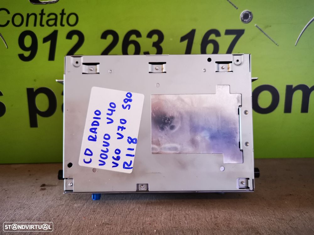 VOLVO V40 RÁDIO CD LEITOR - R118 - 4