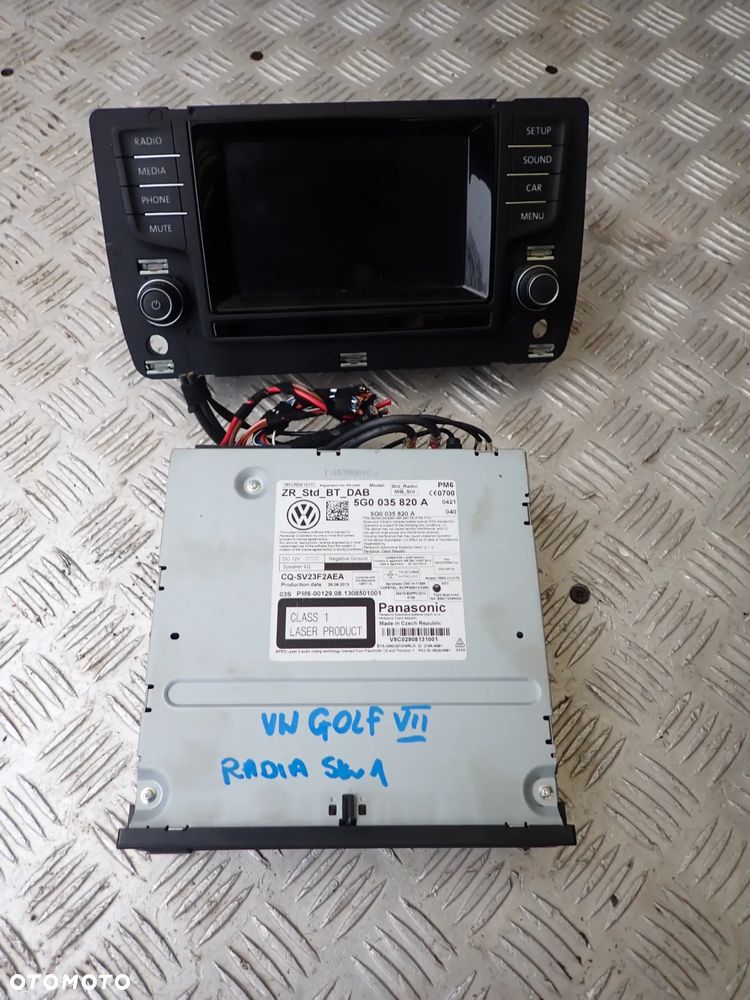 RADIO NAVIGACJA VW GOLF VII  5G0919605/ 5G0035820A - 1