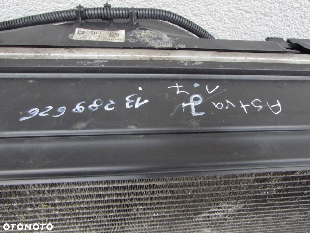 OPEL ASTRA IV J 1.7 CDTI KOMPLET CHLODNIC KLIMA INTERCOOLER WENTYLATOR 13289626 13281773 - 10