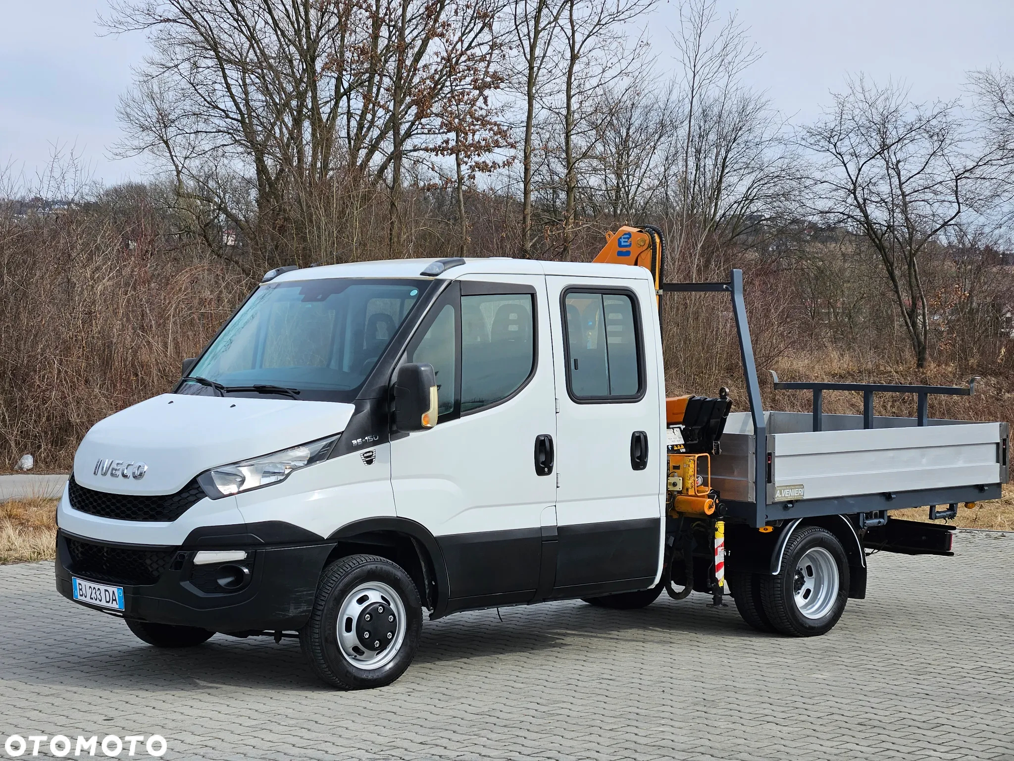 Iveco Daily 35c-15 Doka/Dubel Kabina Skrzynia 2.55M+HDS 9.5 M Effer 28/3S ! Klima ! 3.0 HPI *150 Km ! - 12