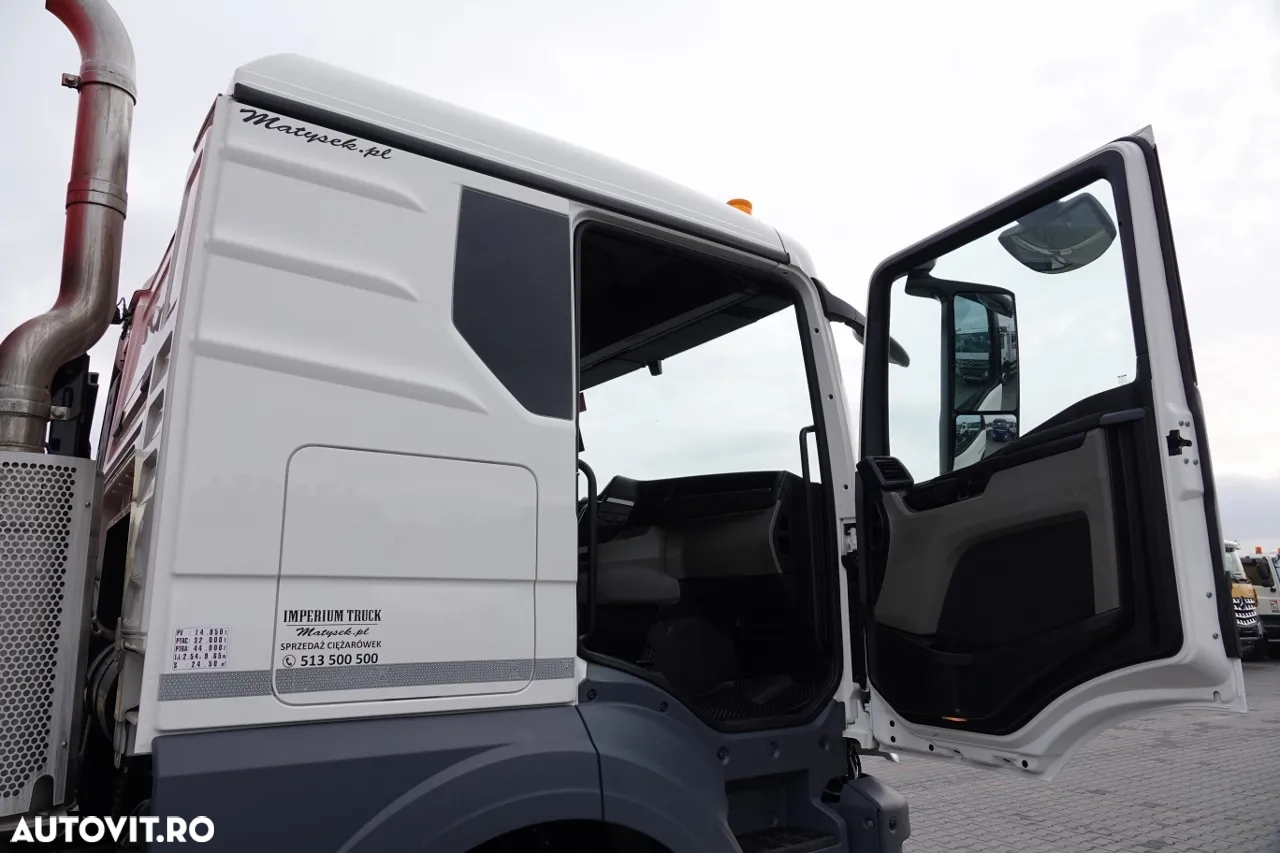 MAN TGS 35.430 / 8X4 / BASCULANĂ SPATE / HYDROCLAP / PNEURI 100% / 2022 / 109.000 PLN KM - 37