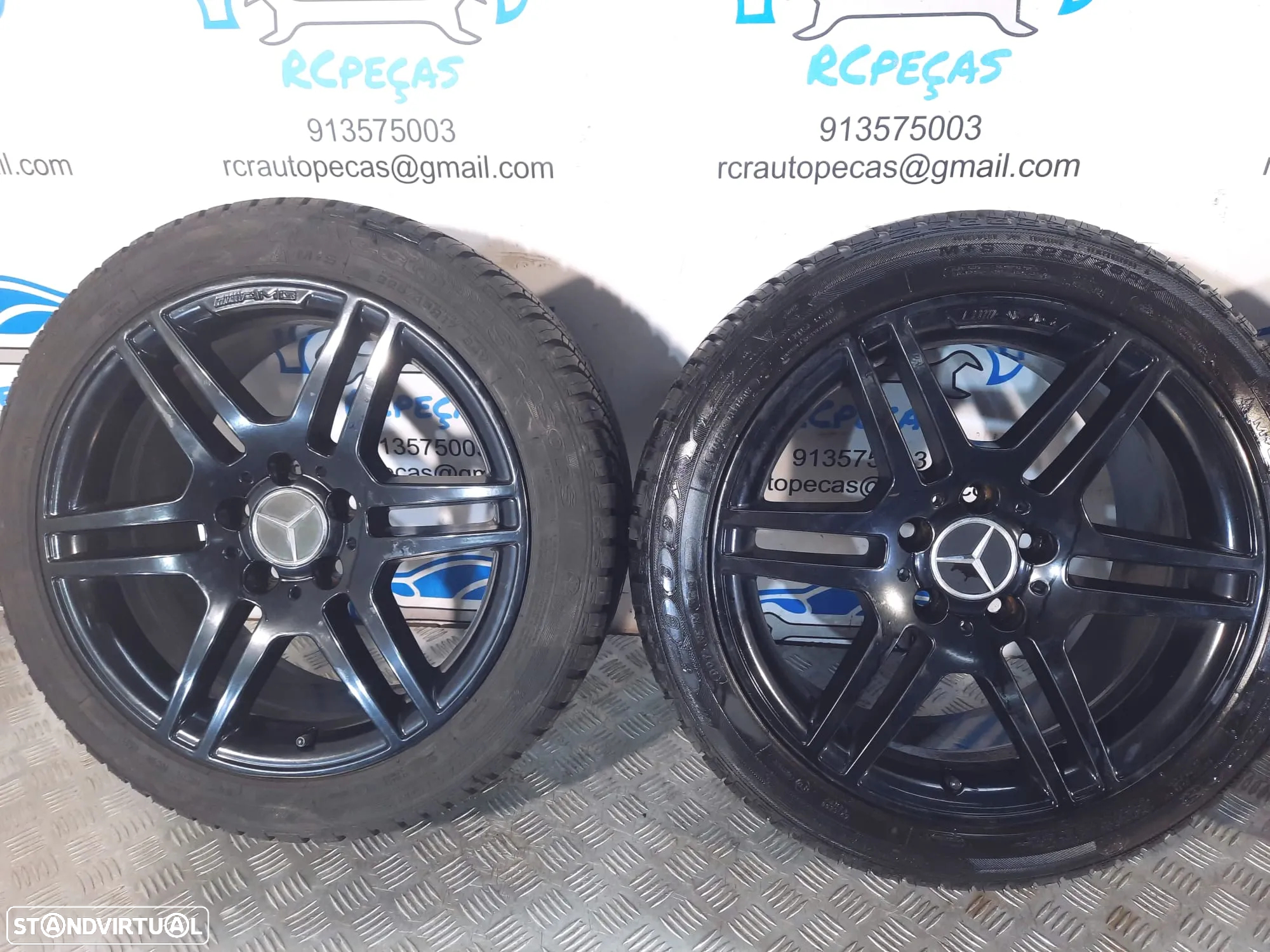 Jantes 17 AMG Originais Mercedes Benz CLASS C W204 8.5J ET53 5x112 - 5