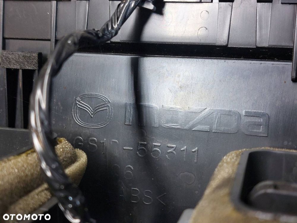 WYŚWIETLACZ + KRATKI NAWIEWU MAZDA 6 II GH GAA9611J0 GS1D-55311 - 5