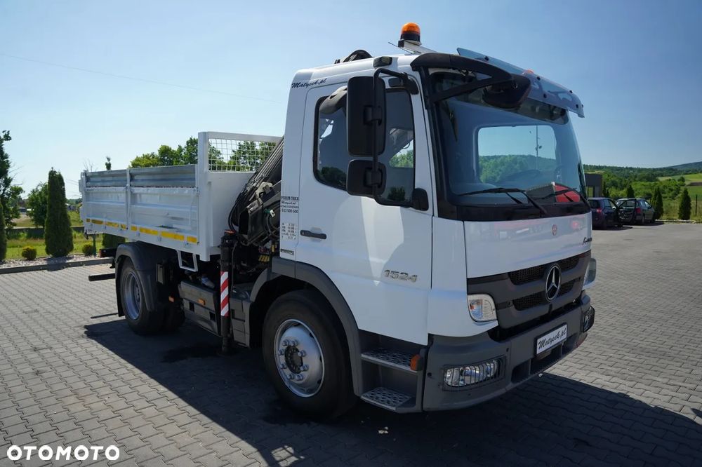 Mercedes-Benz ATEGO 15.24 / 4X2 / WYWROTKA + HDS HIAB 088 BS-2  /   ROTATOR /MANUAL - 13