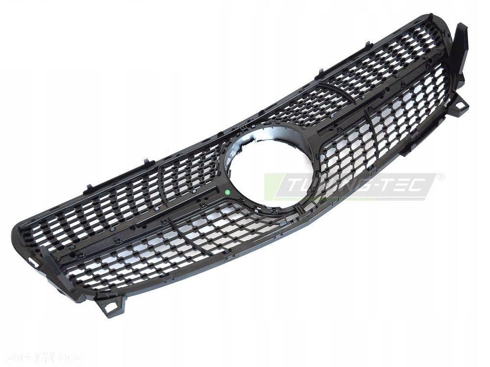 Atrapa Grill Kratka Tuning Diamond Amg Silver Mercedes A-klasa 176 Lift 15- - 5
