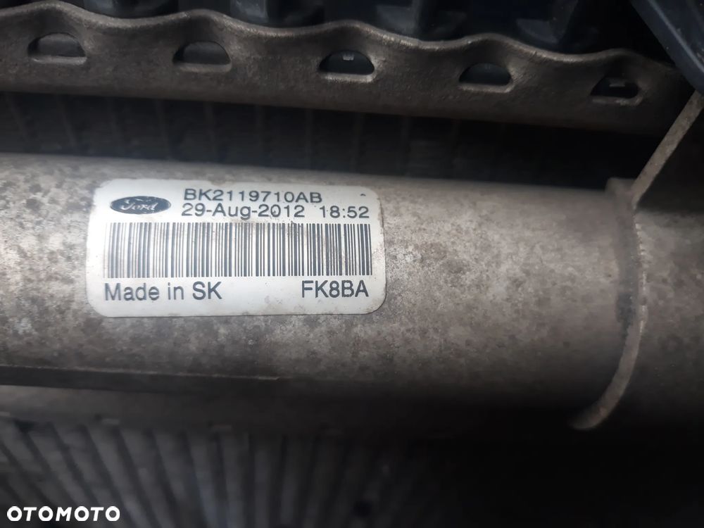 CHŁODNICA FORD TRANSIT CUSTOM  2,4 16V  2012r  BK218C342AC  BK2119710AB - 3