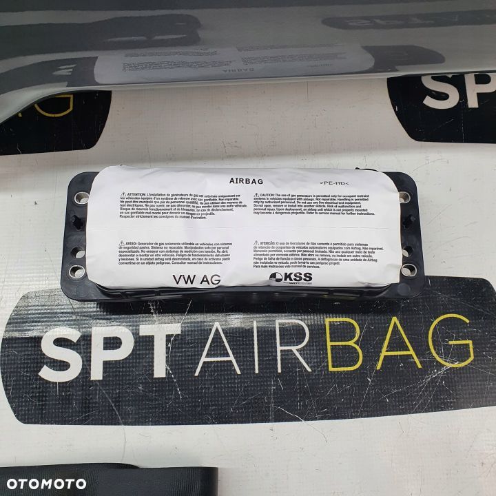 SKODA CITIGO DESKA ROZDZIELCZA KONSOLA KOKPIT PULPIT PODUSZKI AIRBAG AIR BAG PASY KIT SET - 8