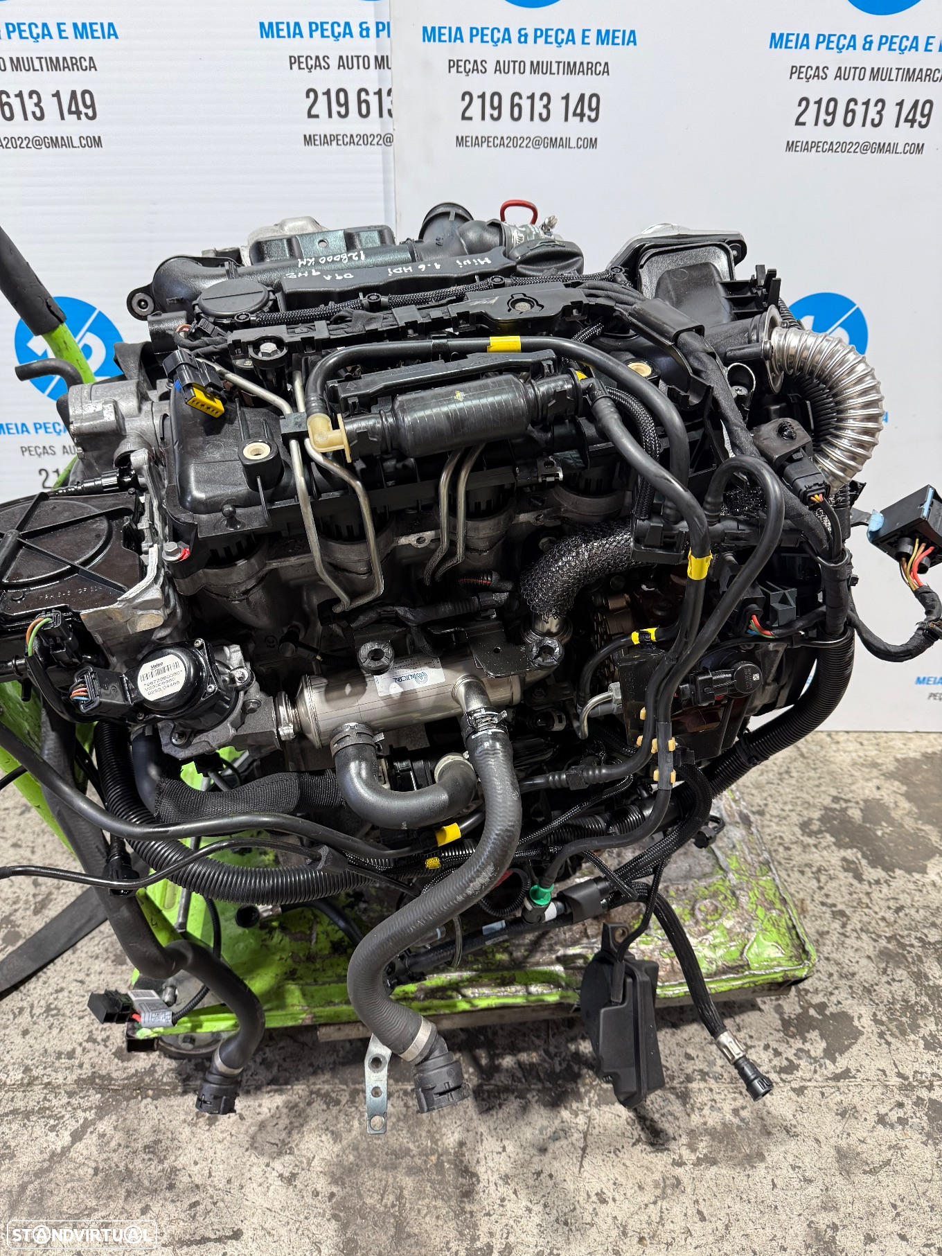 Motor Peugeot Citroen 1.6 Hdi 16 válvulas de 2011 9HZ - 2