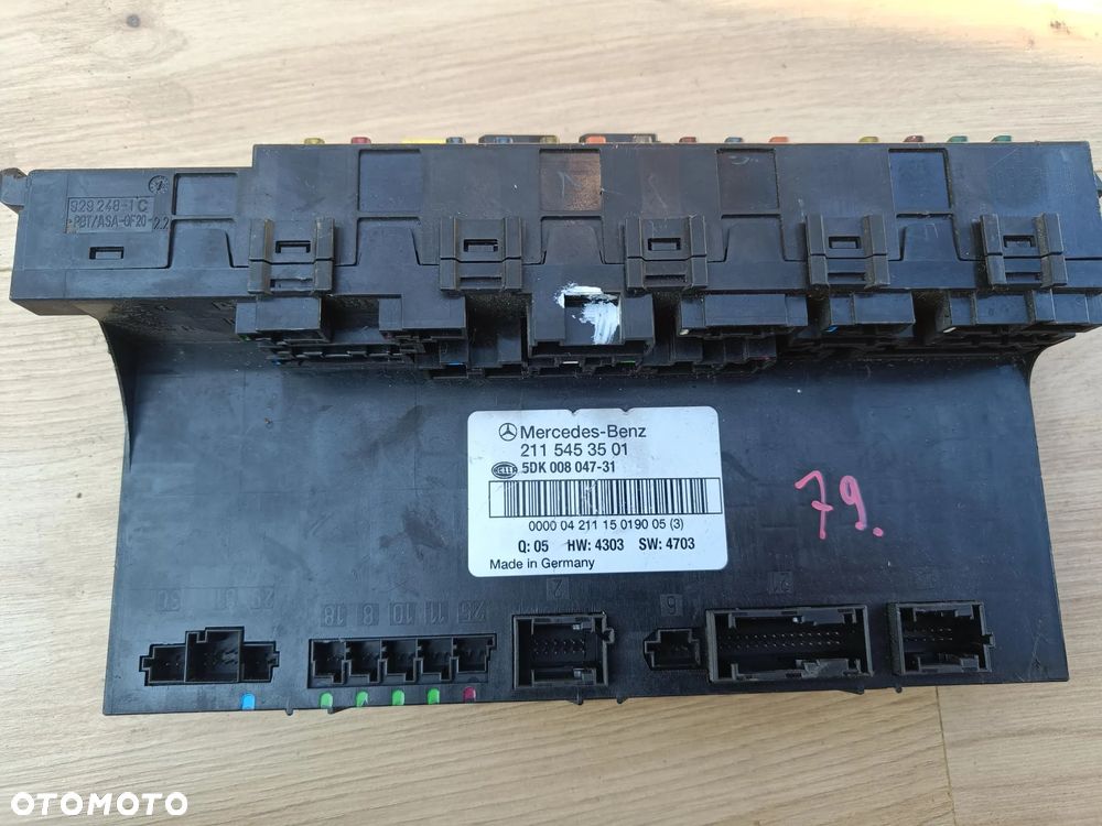 MERCEDES W211 MODUŁ SAM KOMFORTU TESTOWANY 2115453501