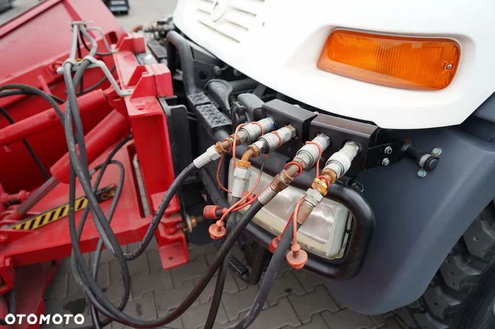 Mercedes-Benz UNIMOG  U300 / 4X4 / WYWROTKA 3 STRONNA / PŁUG / KOMUNALNY / HYDROZŁĄCZA / EPS + SPRZĘGŁO - 23