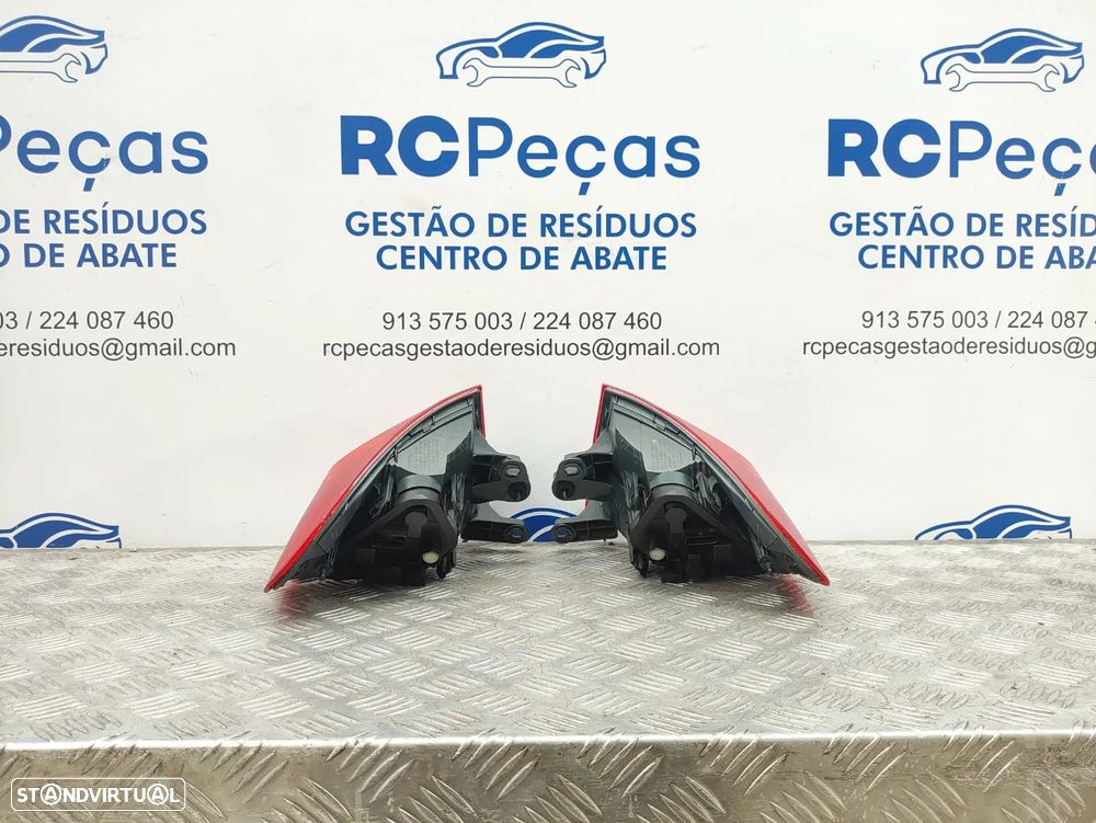 Conjunto Farolins Led Traseiros Trás Esquerdo Direito BMW Serie 3 F30 Sedan Carro 2011 - 2018 - 8