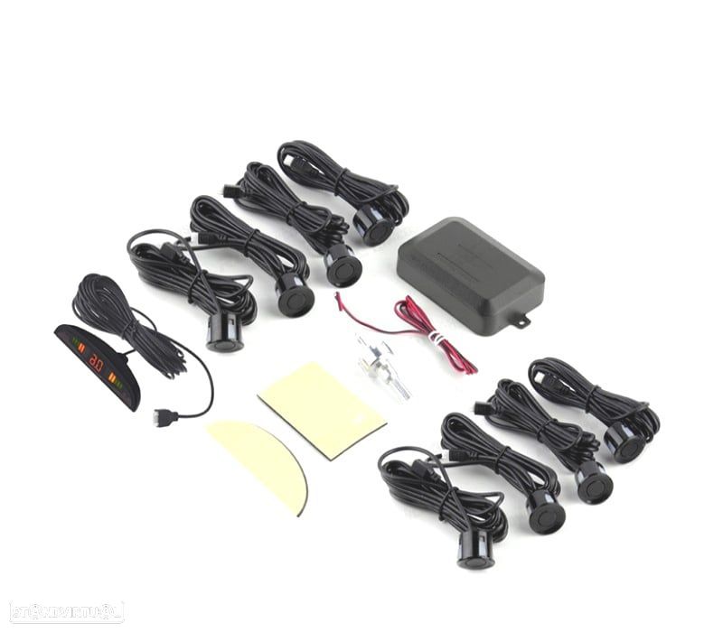 KIT PDC PARK TRONIC SENSORES DE ESTACIONAMENTO 12V - 1
