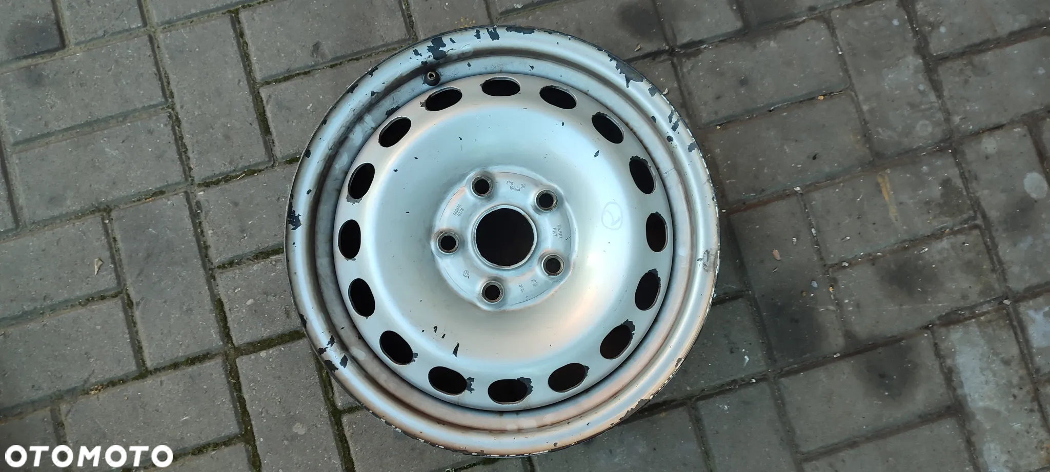 FELGI STALOWE 5x112 6Jx15 CALI ET47 2K0601027B VW CADDY GOLF VI VII PLUS TOURAN 4 SZTUKI KOMPLET - 3