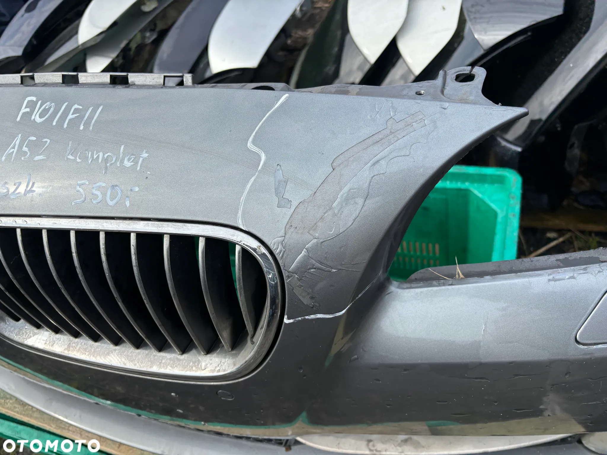 BMW 5 F10 F11 ZDERZAK PRZÓD KOMPLETNY A52 - 6