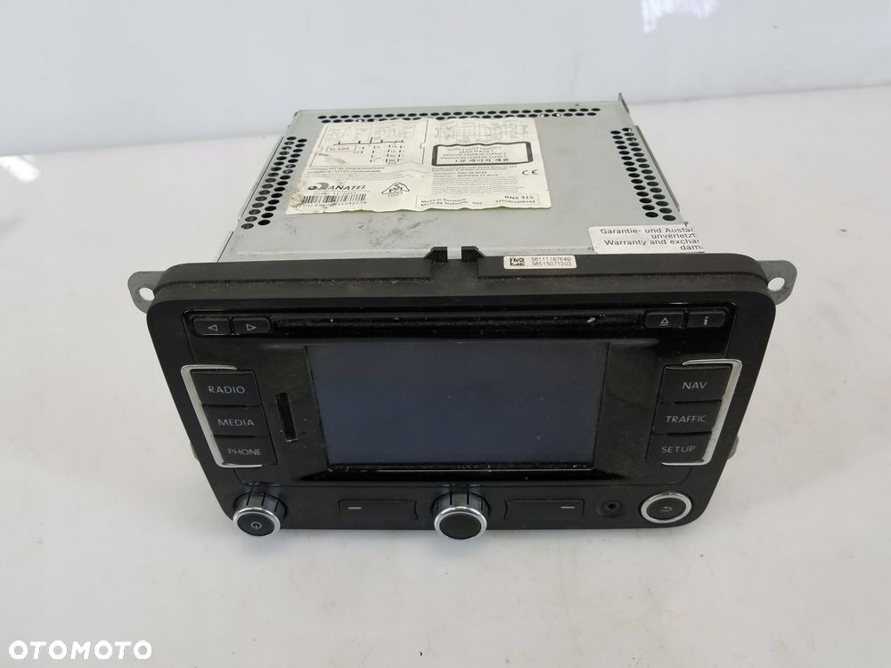 radio cd nawigacja vw passat b7 3c0035279gx - 2