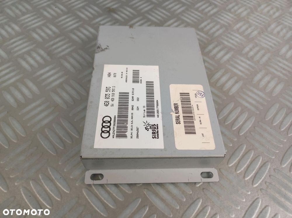 4E0035593 moduł tuner sterownik radia radiowy AUDI Q7 4L 05- A6 C6 A8 D3 - 4
