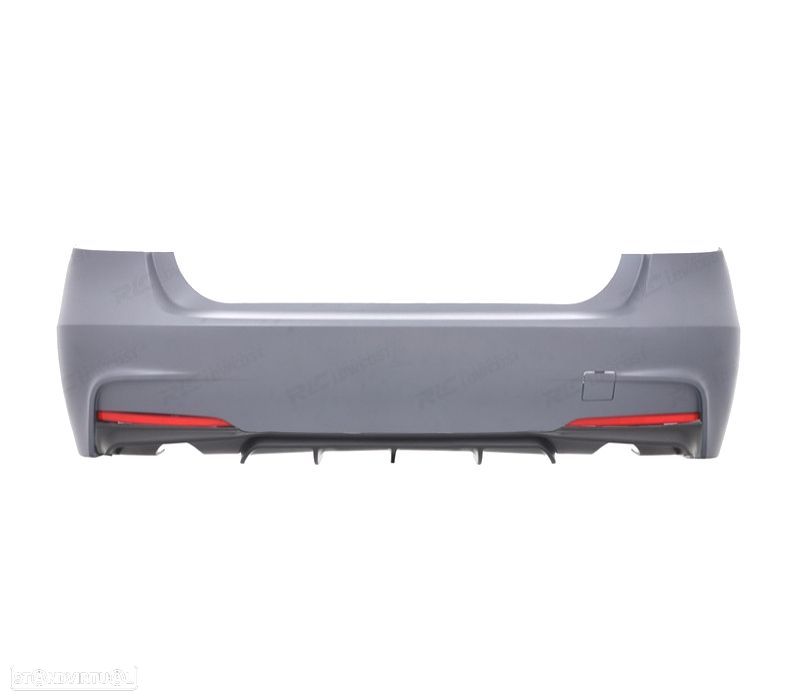 PARA-CHOQUES TRASEIRO BMW F30 LOOK M PERFORMANCE SAÍDA DUPLA - 2