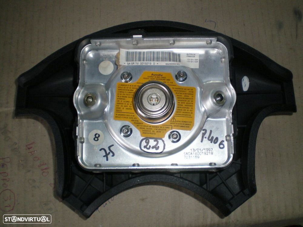 Airbag Condutor 96290641ZL PEUGEOT 406 1997 - 2