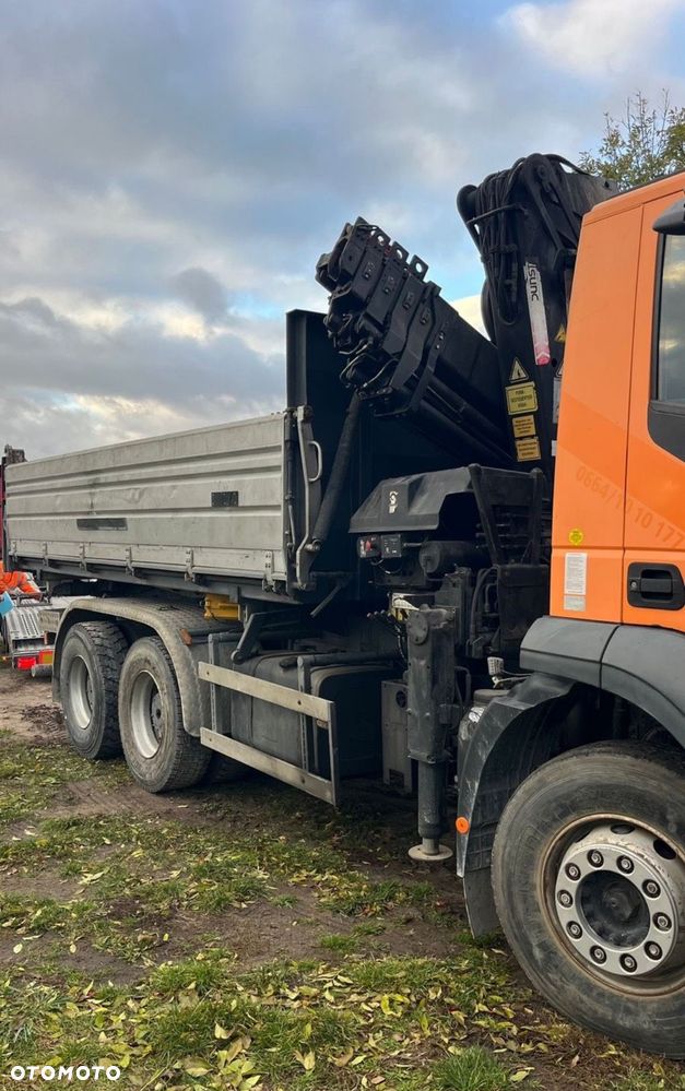 Iveco Trakker 6x4 Hds Hiab 220 Sterowany Radiowo 5-6 Funkcja  Wywrotka Kipper 3 stronny - 2