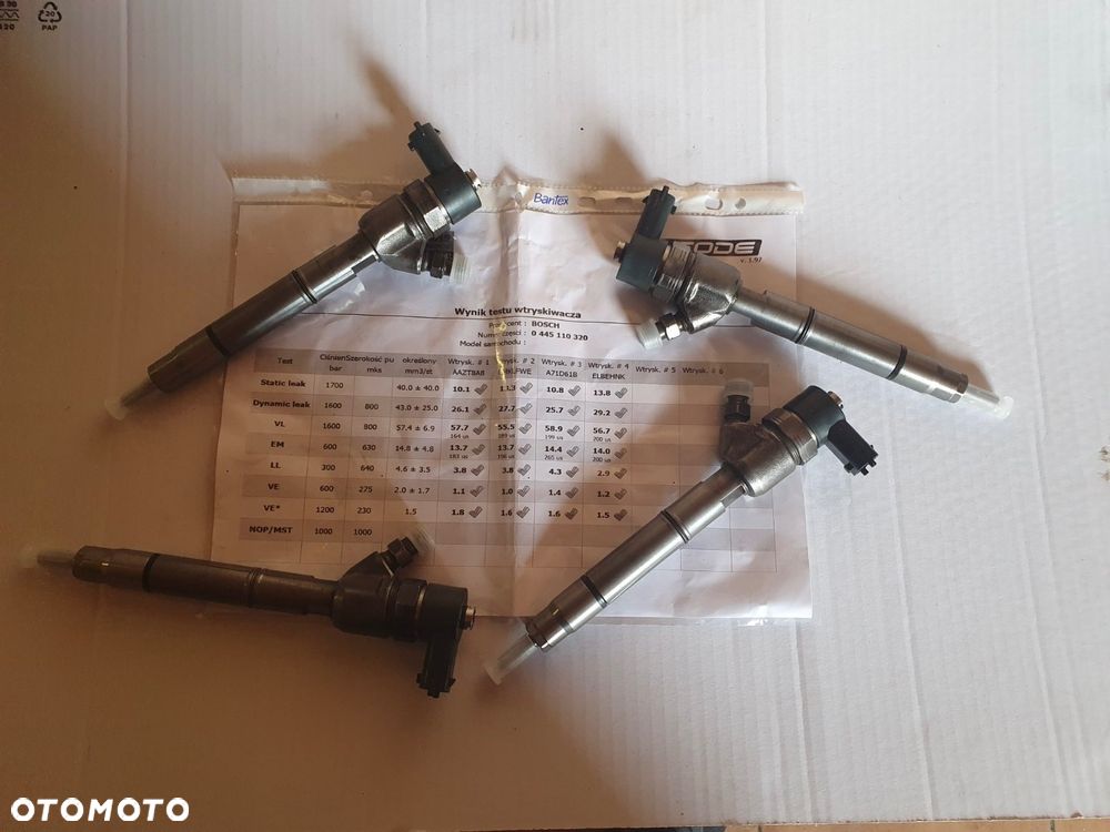 WTRYSK WTRYSKI 1.6 CRDI KIA HYUNDAI 0445110320