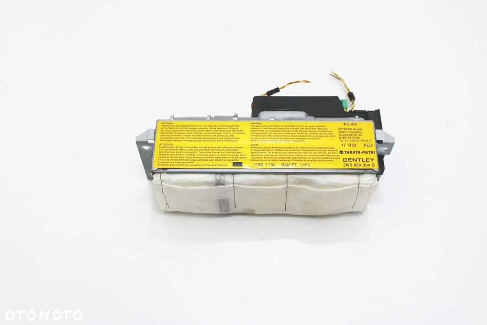 Airbag czarna poduszka kierowcy ze skóry stan BDB OE Mercedes CL500 W216 W221 przed liftingiem