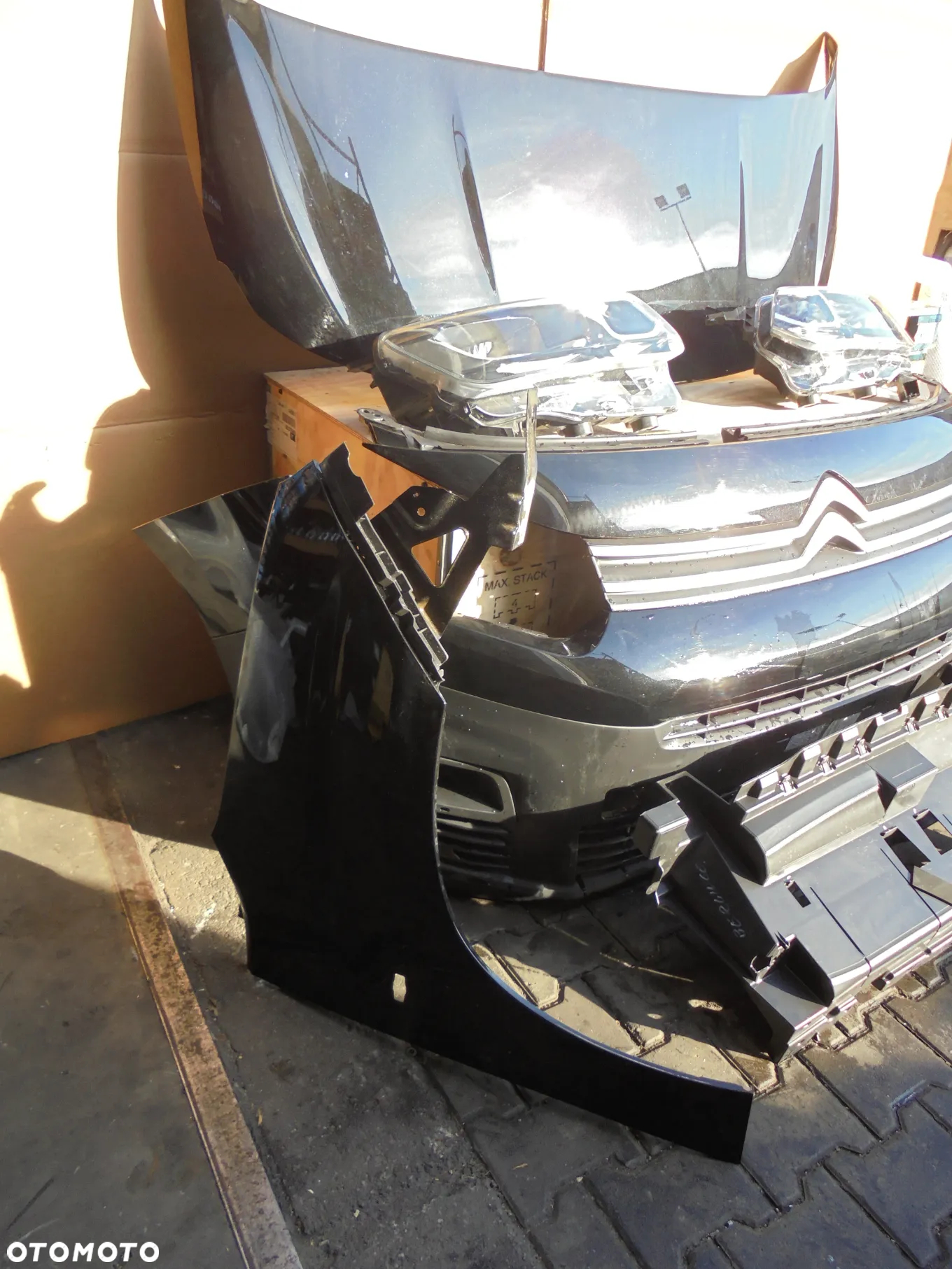 PRZÓD KOMPLETNY CITROEN BERLINGO OD 2019R-  CZARNY - 2