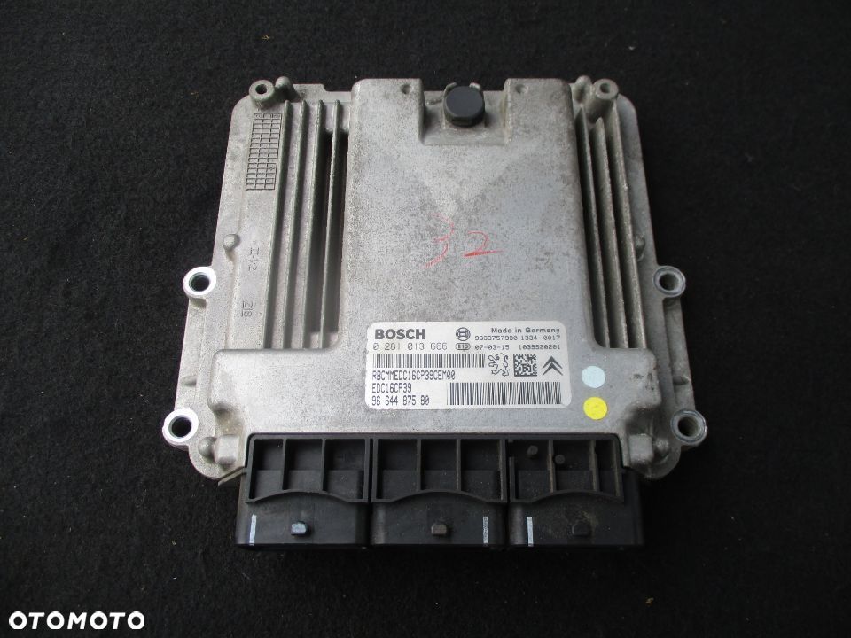 Komputer silnika 0281013666 9664487580 Citroen Peugeot 2.2 HDI - 1