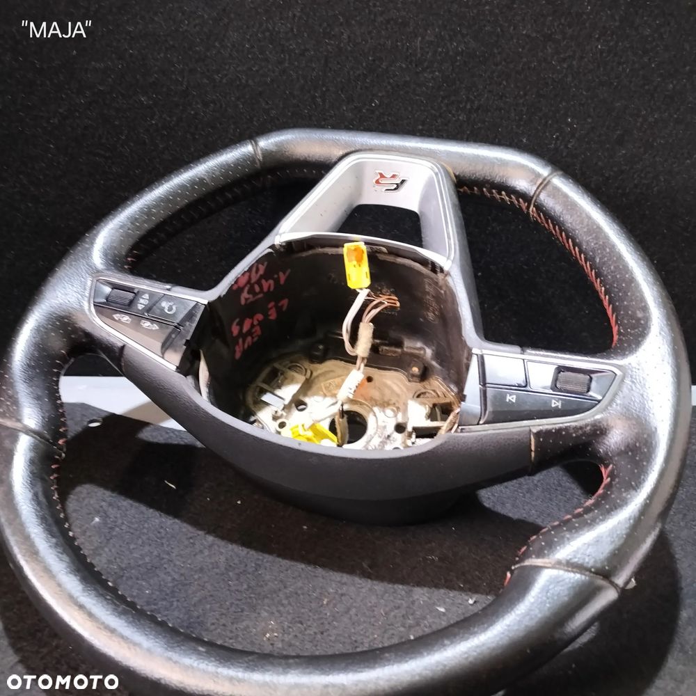 SEAT LEON III FR 5F0419091R KIEROWNICA MULTIFUNKCYJNA SKÓRZANA MULTIFUNKCJA SKÓRA ORYGINAŁ - 6