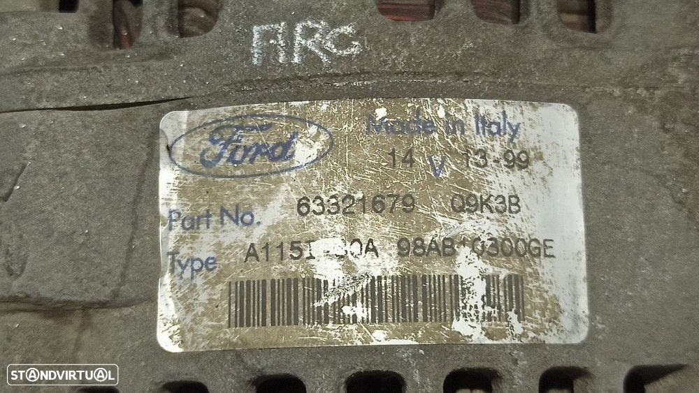 ALTERNADOR FORD FOCUS BERLINA (CAK) AMBIENTE - 3