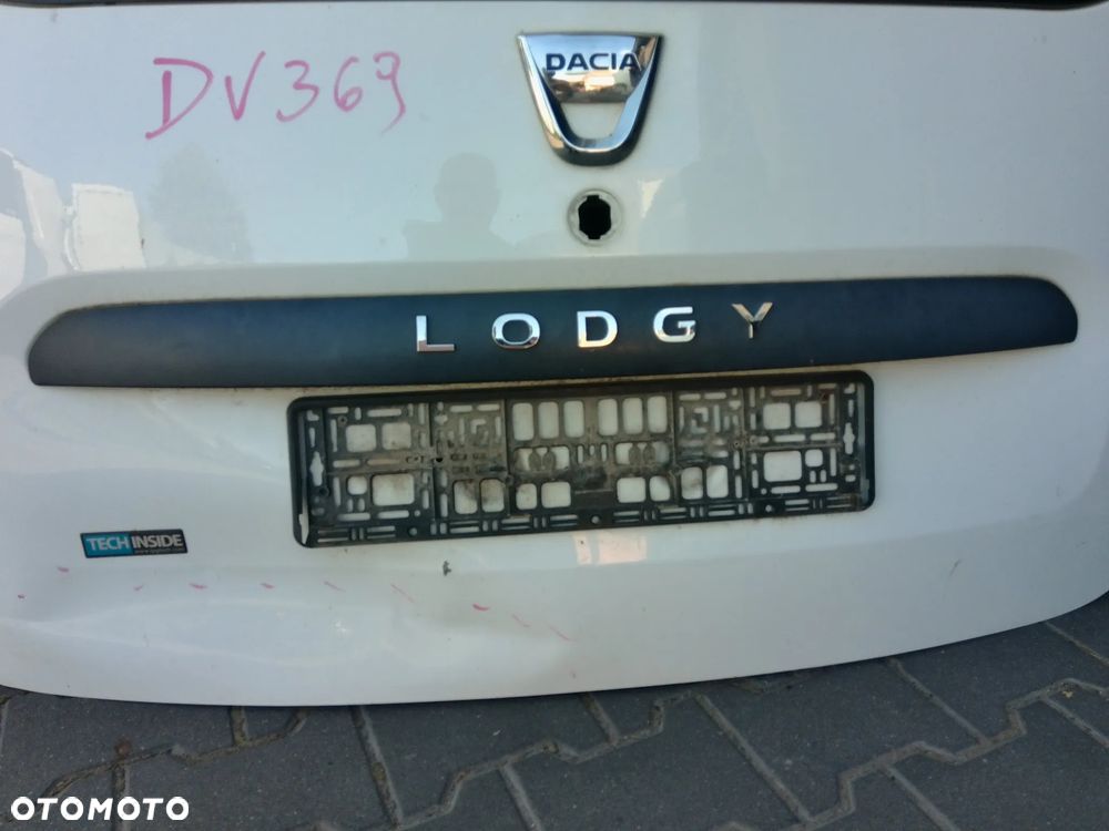 DACIA LODGY KLAPA BAGAZNIKA BIALA DV369 ROWNIEZ INNE CZESCI - 3
