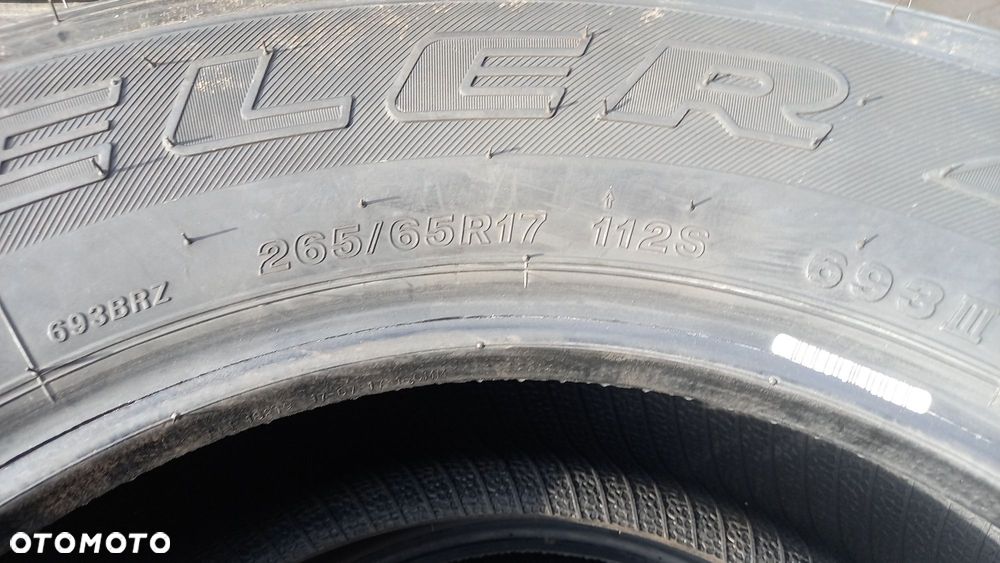 Opony letnie Demo  A/T Bridgestone Duler A/T 265/65R17 112S 3623 4 szt - 3